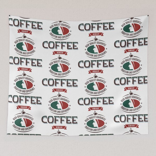 Item preview, Coffee Shop. Retro Vintage Coffee Label. designed and sold by etraveler.