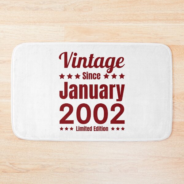 Item preview, Vintage Since January 2002 - Black Brown Retro Typography | Born In 2002 designed and sold by Delandor.