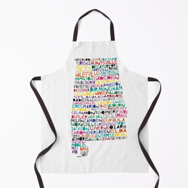 Item preview, Colorful Alabama typography art designed and sold by molly mattin.
