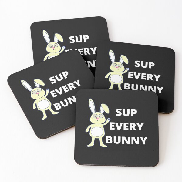 Item preview, Sup Every Bunny - Easter pun designed and sold by Sam Artist.