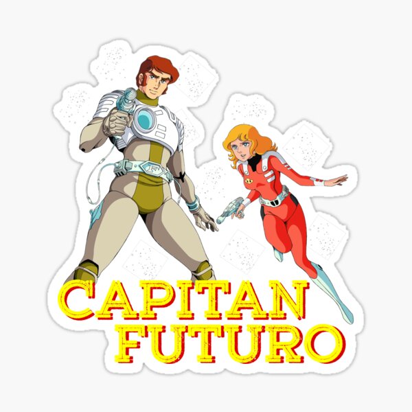 CAPTAIN FUTURE - CAPTAIN FUTURE - CAPTAIN MEMO - RETRO-ANIME - ROBOTER-FESTIVAL Sticker