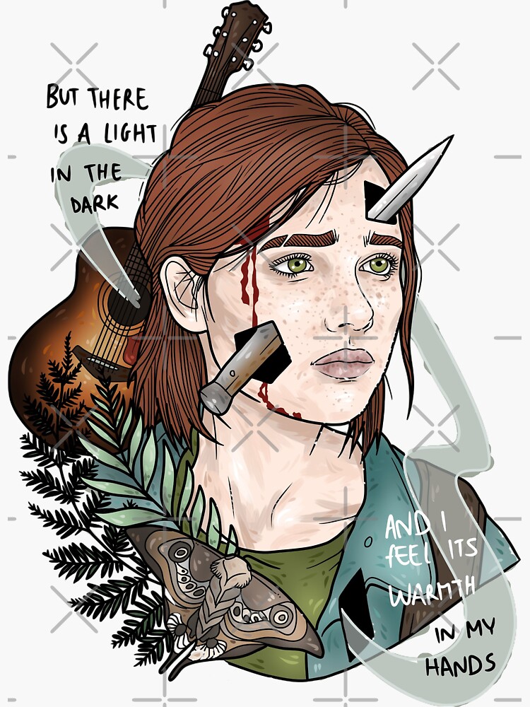 Copy of Ellie - The Last Of Us 2 Sticker for Sale by AllAboutTlou