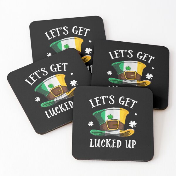 Item preview, Happy St. Patrick's Day Let's Get Lucked Up Hat Ireland Flag designed and sold by VargasParis.