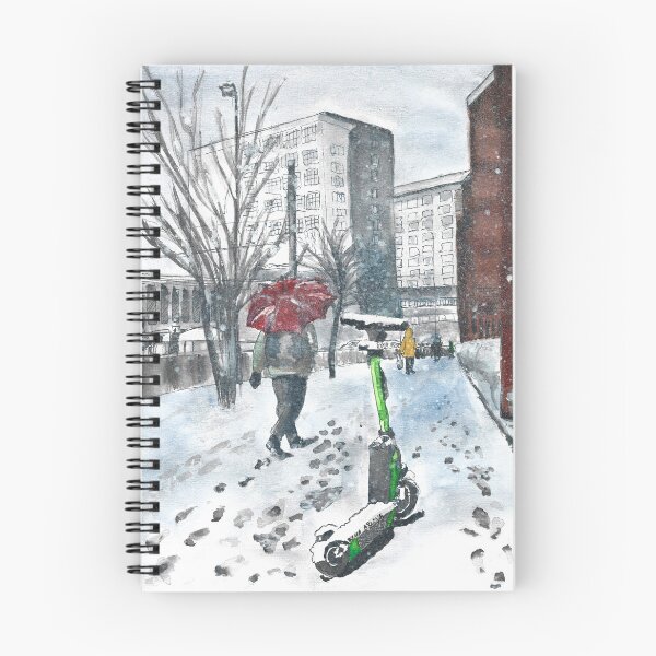 Item preview, Danmarksplass With Snow designed and sold by Rina Arling.