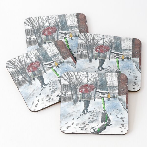 Item preview, Danmarksplass With Snow designed and sold by Rina Arling.