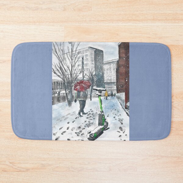 Item preview, Danmarksplass With Snow designed and sold by Rina Arling.