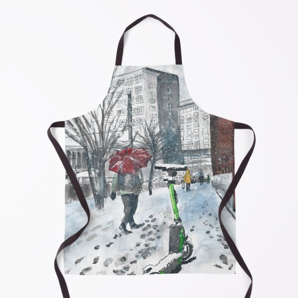 Item preview, Danmarksplass With Snow designed and sold by Rina Arling.