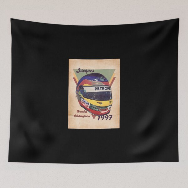 Item preview, Jacques Villeneuve's Helmet Classic T-Shirt designed and sold by stewaales6.