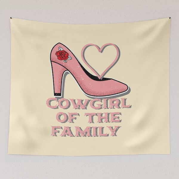 Item preview, Cowgirl meme with heart high heels designed and sold by vibeno1.