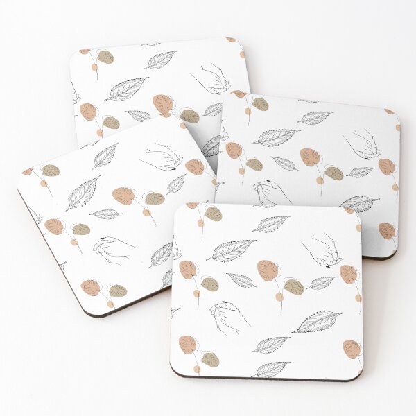 Item preview, Loving Hands Continuous Leaves Line Wall Art, Mothersday Gift designed and sold by DiensDesign.
