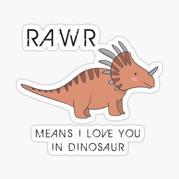 Gdkasrny Roar Significa Que Eu Te Amo Em Colar De Dinossaur