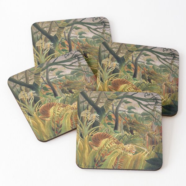 Item preview, Tiger in Jungle Tropical Storm | Year of the Tiger Lunar new year designed and sold by blackdogshop.