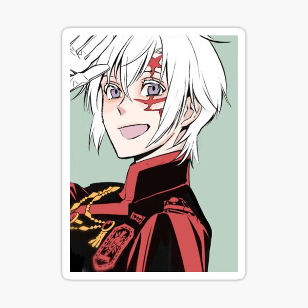 Gray Man Stickers Redbubble - allen walker no akuma weapon roblox