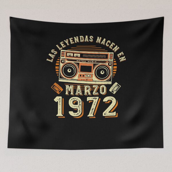 Item preview, Las Leyendas Nacen En Marzo 1972 | Graciosa Cumpleaño designed and sold by Estrytee.