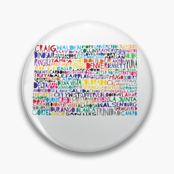 Artikelvorschau, Colorado bunte Typografiekunst entworfen und verkauft von molly mattin.