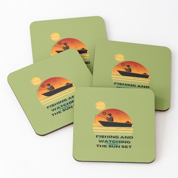 Item preview,  FISHING AND WATCHING THE SUN SET. designed and sold by marie1919.