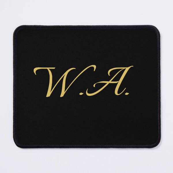 Item preview, WA Initials | Gold Lettering | Personalised Gifts designed and sold by Avo And Sriracha.