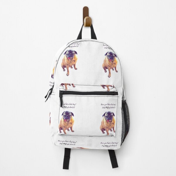 Item preview, PUG DOG Print with FUNNY QUOTE designed and sold by Lovemydesigns.