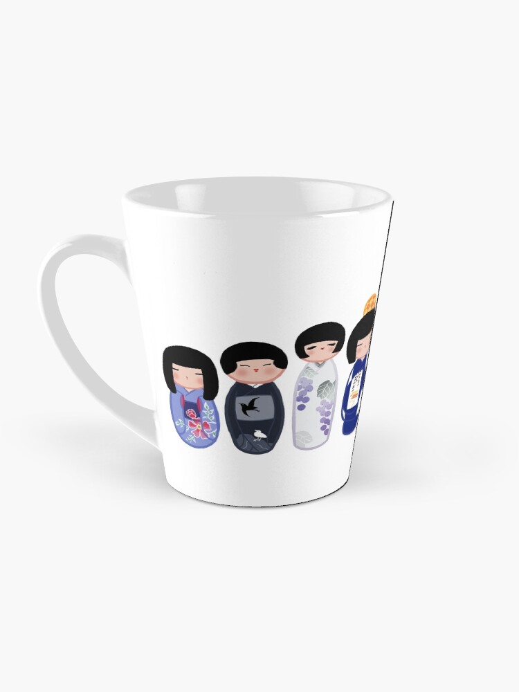Thumbnail 3 of 4, Coffee Mug, Creative Kokeshi, English version designed and sold by Cedarseed.