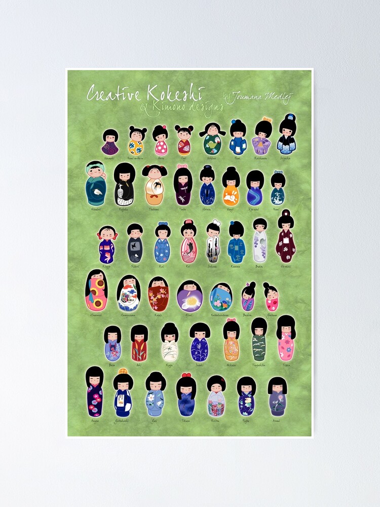 Alternate view of Creative Kokeshi, English version Poster