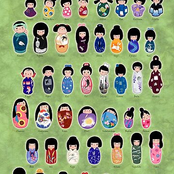 Artwork thumbnail, Creative Kokeshi, English version by Cedarseed