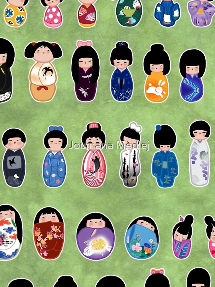 Thumbnail 5 of 5, iPhone Case, Creative Kokeshi, English version designed and sold by Cedarseed.