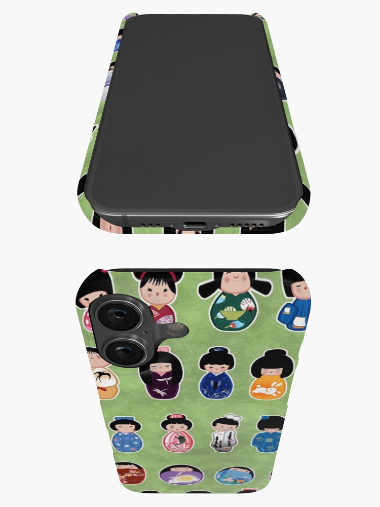 Thumbnail 3 of 4, iPhone Case, Creative Kokeshi, English version designed and sold by Cedarseed.