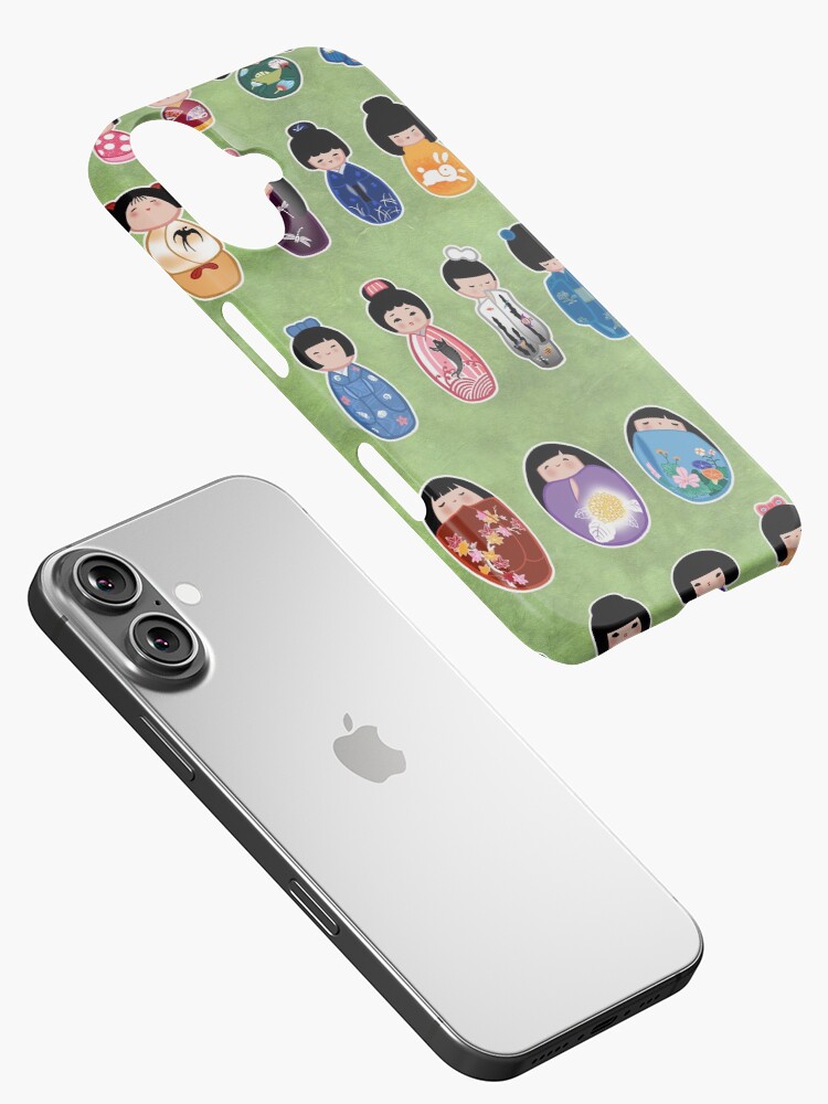Thumbnail 2 of 4, iPhone Case, Creative Kokeshi, English version designed and sold by Cedarseed.