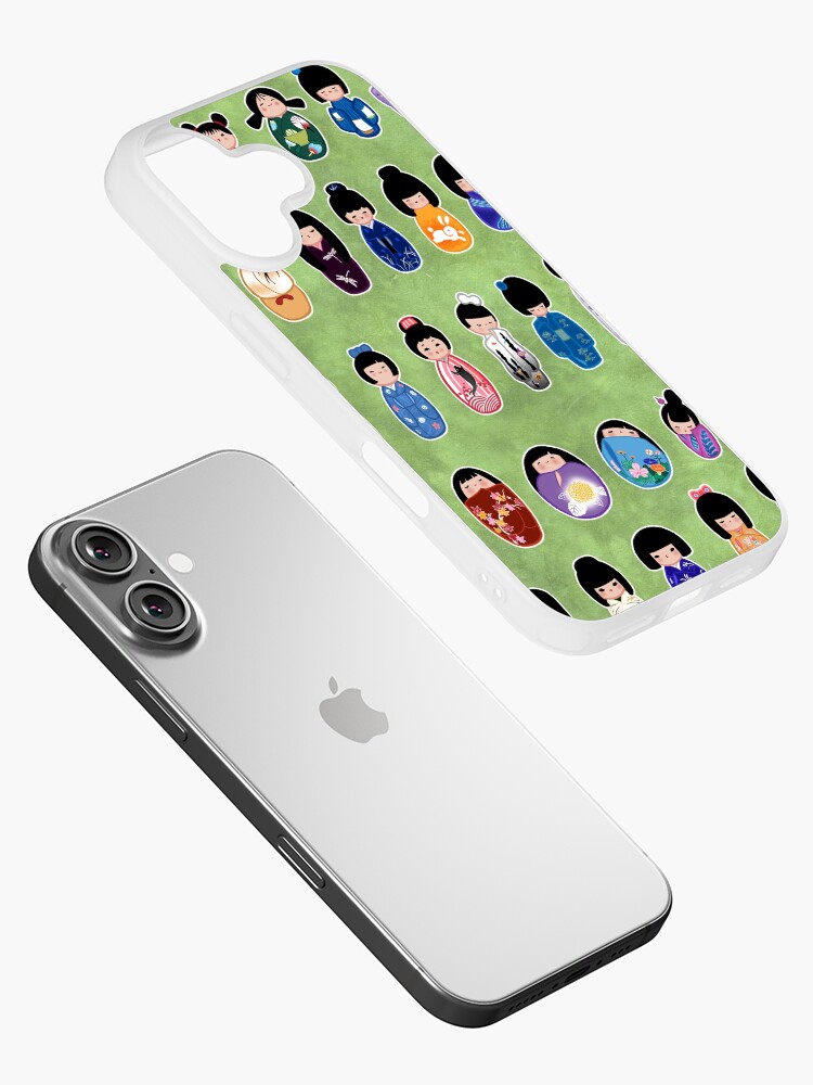 Thumbnail 2 of 5, iPhone Case, Creative Kokeshi, English version designed and sold by Cedarseed.