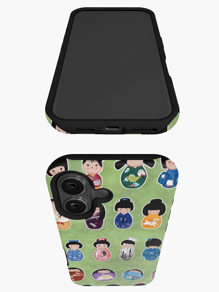 Thumbnail 3 of 4, iPhone Case, Creative Kokeshi, English version designed and sold by Cedarseed.
