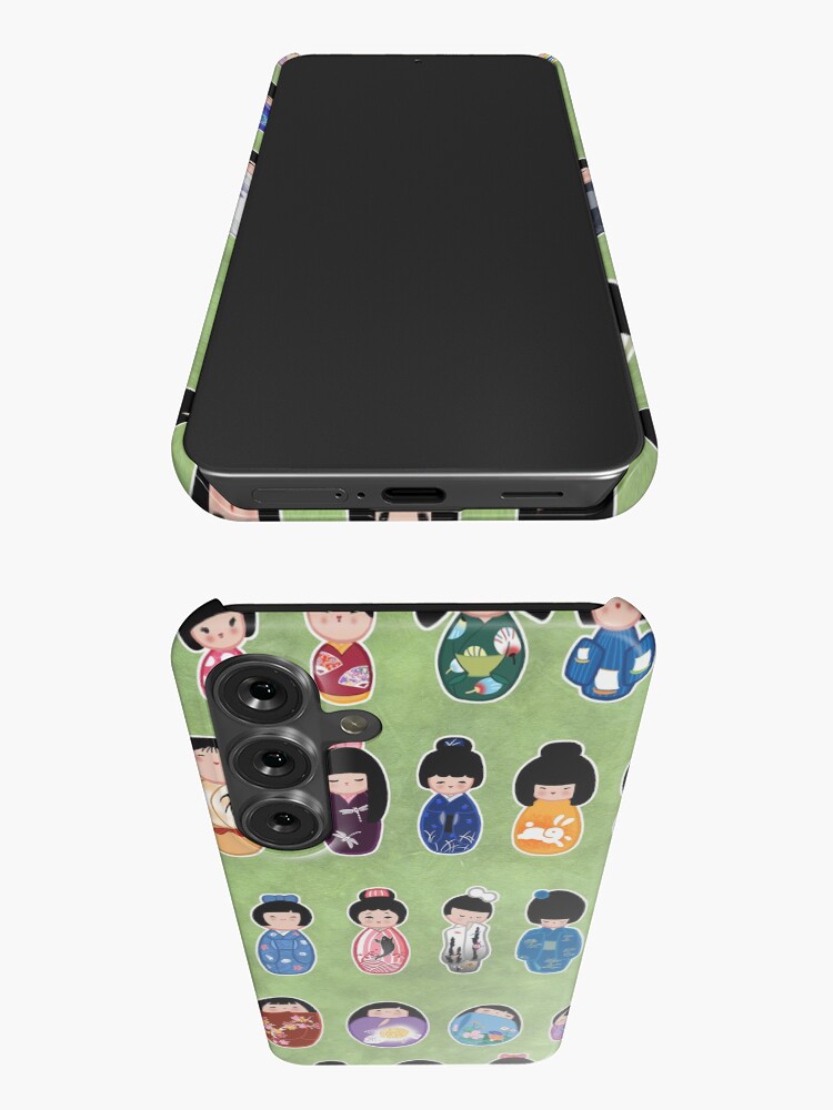 Thumbnail 3 of 4, Samsung Galaxy Phone Case, Creative Kokeshi, English version designed and sold by Cedarseed.