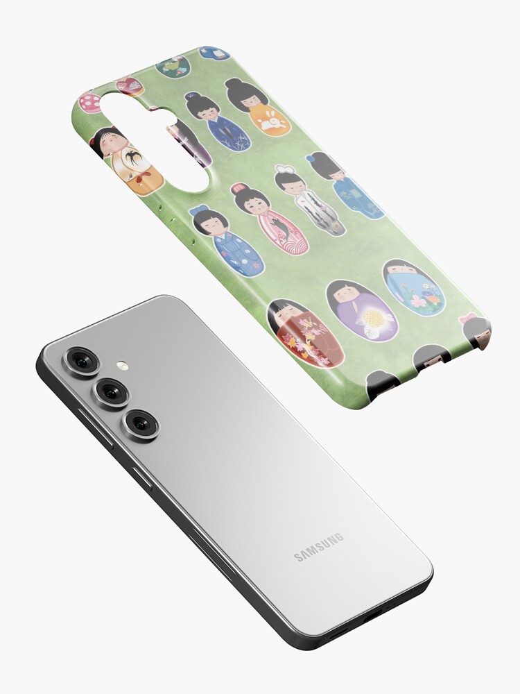 Thumbnail 2 of 4, Samsung Galaxy Phone Case, Creative Kokeshi, English version designed and sold by Cedarseed.