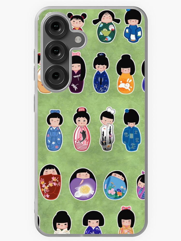 Thumbnail 1 of 4, Samsung Galaxy Phone Case, Creative Kokeshi, English version designed and sold by Cedarseed.
