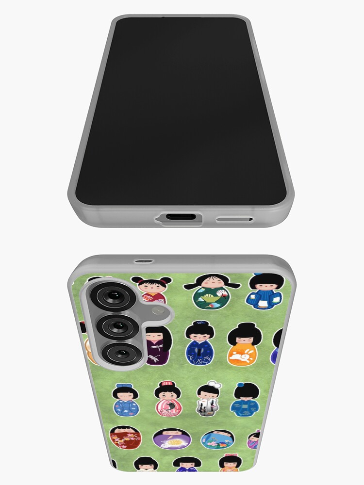 Thumbnail 3 of 4, Samsung Galaxy Phone Case, Creative Kokeshi, English version designed and sold by Cedarseed.