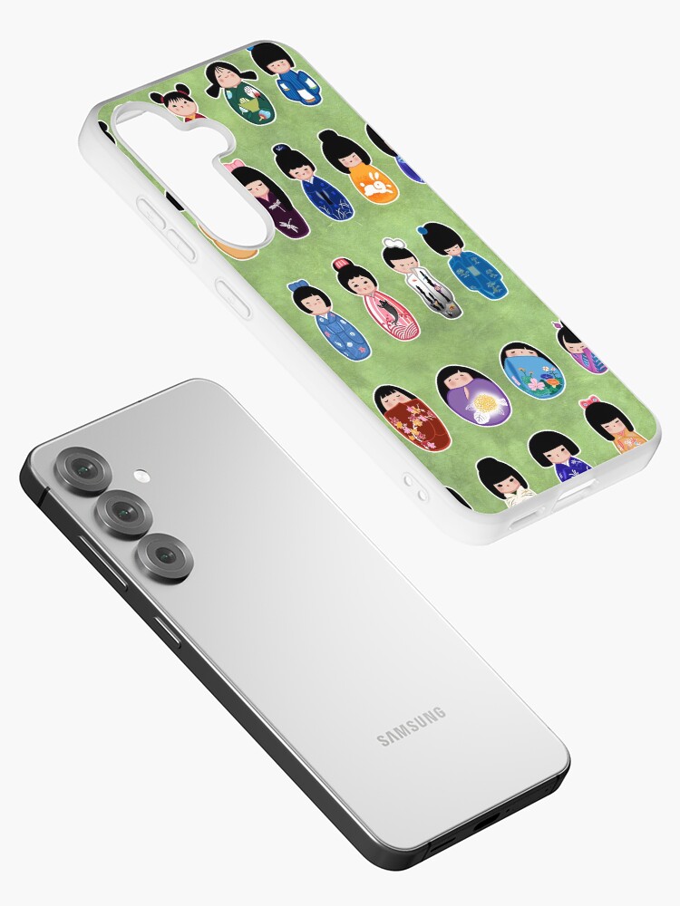Thumbnail 2 of 4, Samsung Galaxy Phone Case, Creative Kokeshi, English version designed and sold by Cedarseed.