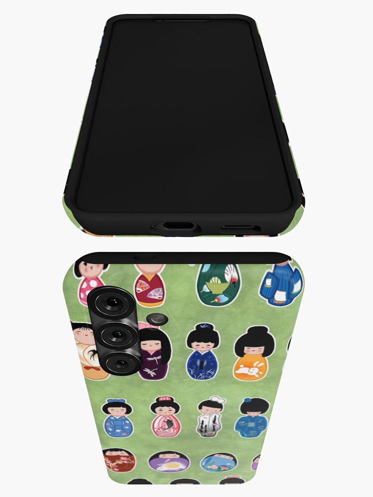 Thumbnail 3 of 4, Samsung Galaxy Phone Case, Creative Kokeshi, English version designed and sold by Cedarseed.