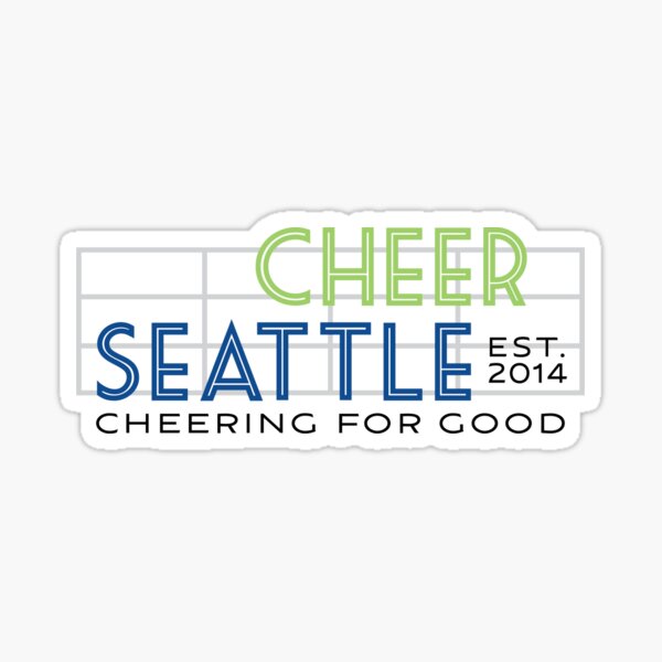 Cheer Seattle - Pike Place Sticker