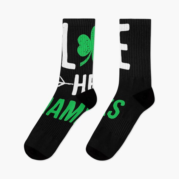 Item preview, I Love Her Shamrocks Shirts St Patrick's Day Couples Funny T-Shirt designed and sold by gilbarcost.