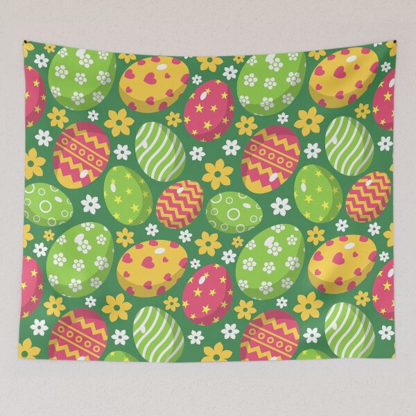 Item preview, Easter Egg Floral Pattern 1 designed and sold by RGB-Ginger.