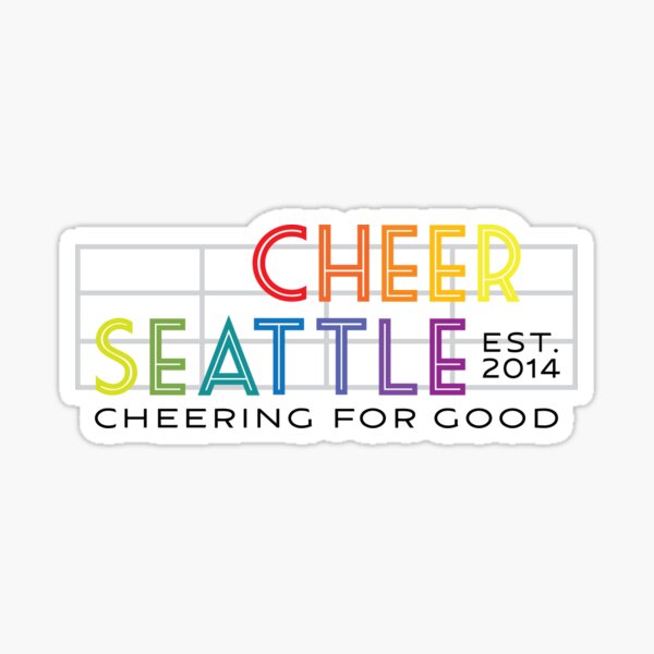 Cheer Seattle Pride - Pike Place Sticker
