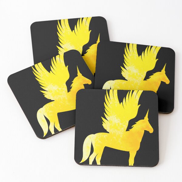 Item preview, Pegasus Horse Wings Yellow Magical Unicorn Pegasus designed and sold by MediTees.