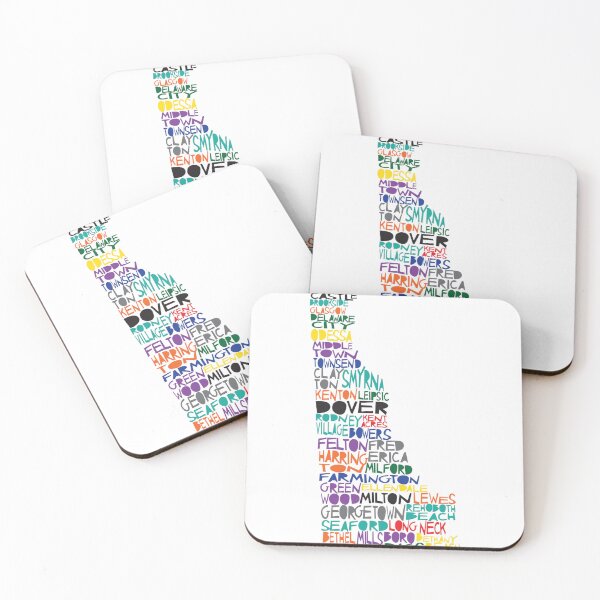 Item preview, Delaware coloful typography designed and sold by molly mattin.