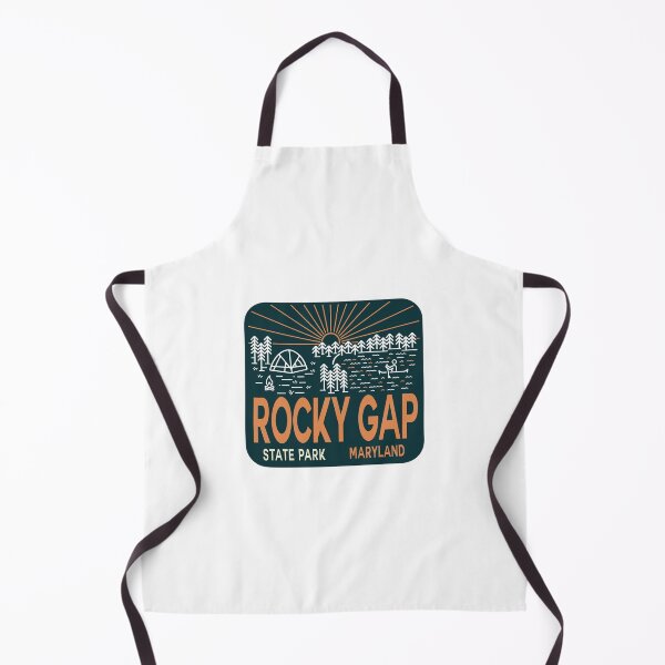 Item preview, Rocky Gap State Park Square Sunrise Logo designed and sold by VanyaKar.