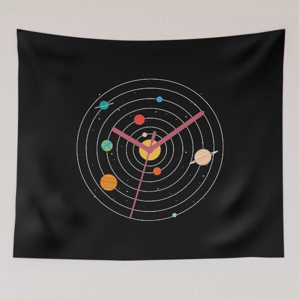 Item preview, milky way planet Clock -Galaxy Universe for astronomy lover designed and sold by Faty-Za.