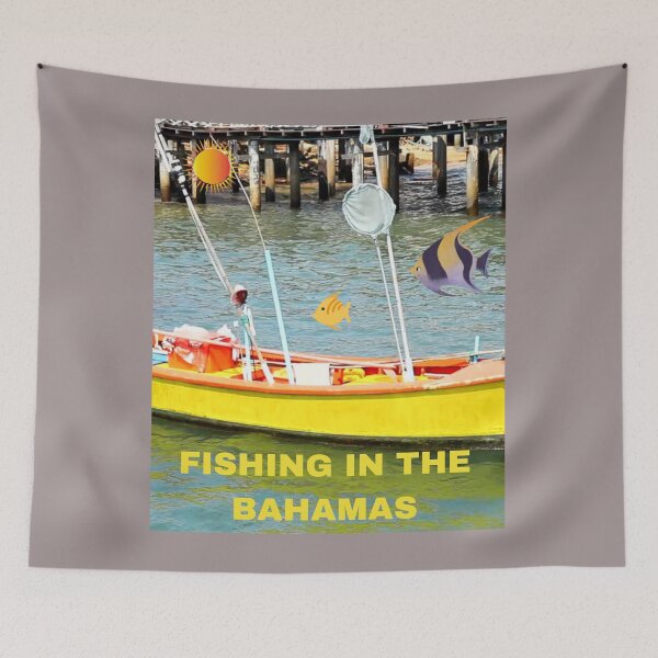 Item preview,  FISHING IN THE BAHAMAS. designed and sold by marie1919.