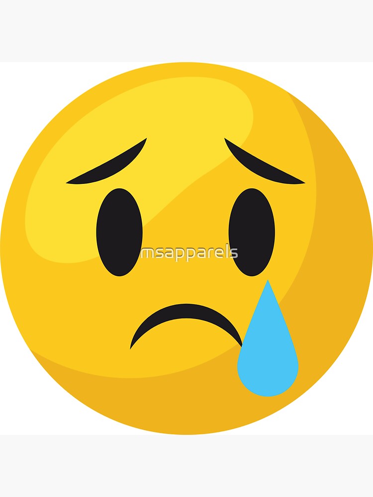 crying Face Emoji Emoticon - Emoji - Magnet