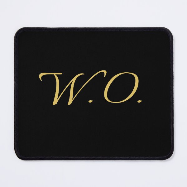 Item preview, WO Initials | Gold Lettering | Personalised Gifts designed and sold by Avo And Sriracha.