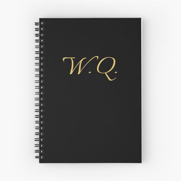 Item preview, WQ Initials | Gold Lettering | Personalised Gifts designed and sold by Avo And Sriracha.