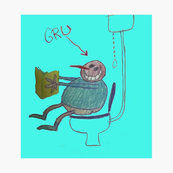 Gru - I sit on the toilet bowl by Thbio on DeviantArt