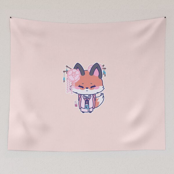 Item preview, Kawaii Kimono Fox designed and sold by ShopAshii.